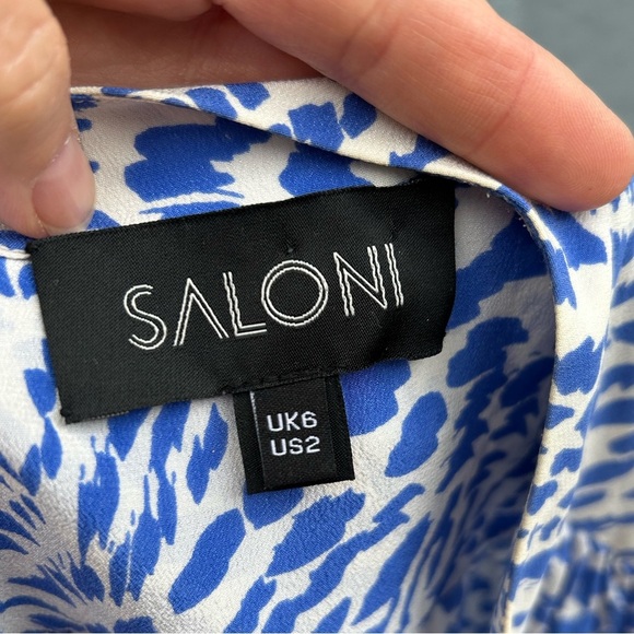 Saloni Silk Jumpsuit, size 2 - Picture 9 of 9